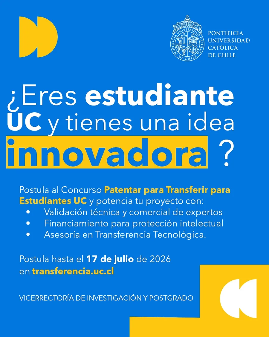 Post for the "Patentar para Transferir" contest for UC students